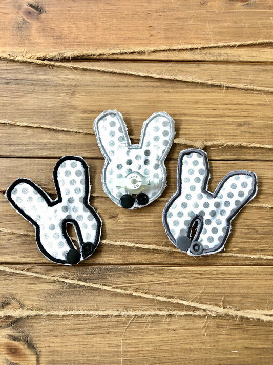 Custom "Bunny"G tube pads set of 3