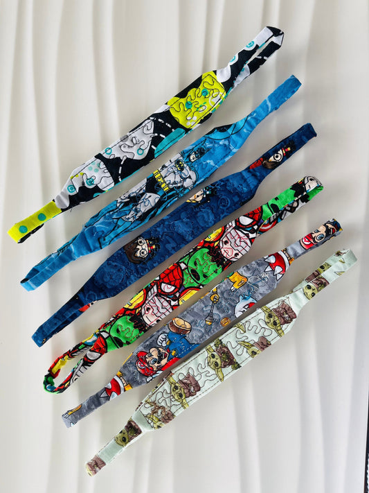 Boys custom Trach ties pack of 6