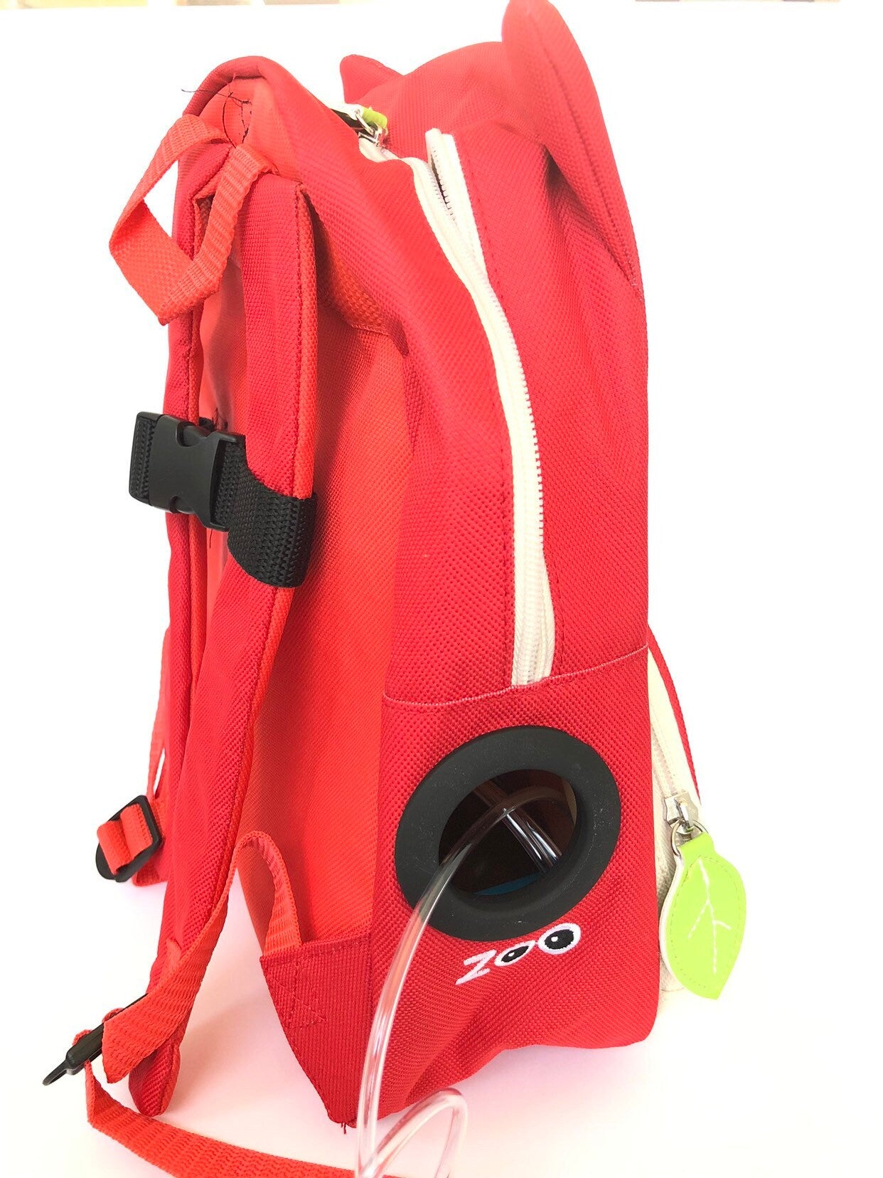 EnteralLife feeding backpack with chest straps .