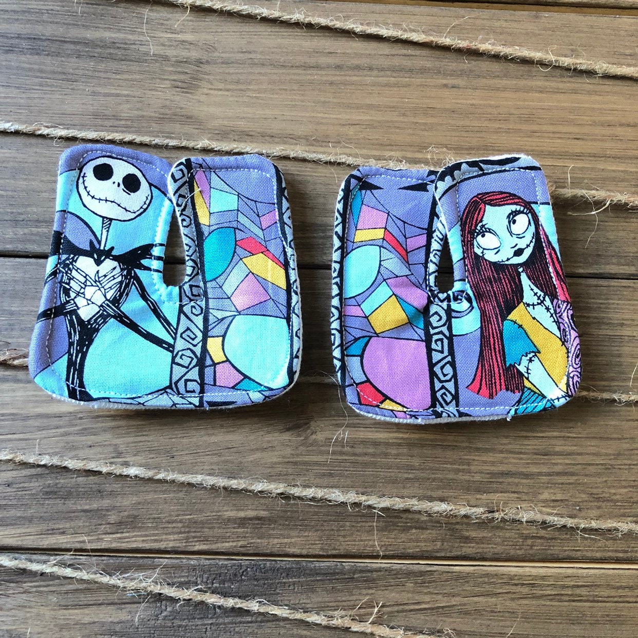 Custom trach pads set of 2